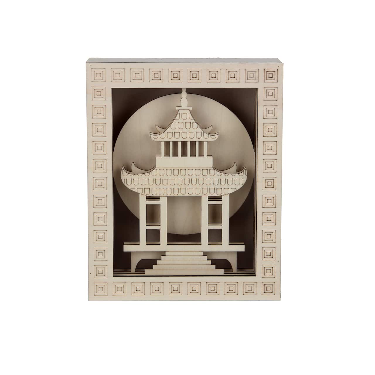 Jonathan Adler x Michaels 8.75" Pagoda DIY LED Shadow Box Décor